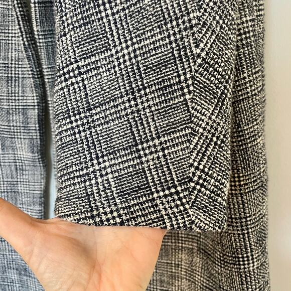 Veronica Beard Fiona Plaid Trench Dickey Blazer Coat Tweed Oversized Long sz XS - Picture 6 of 16